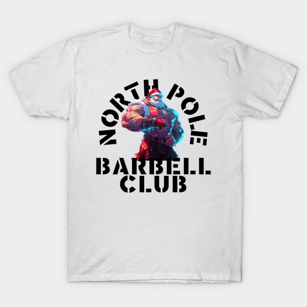 North Pole Barbell Club 3 T-Shirt by ScottLeechShirts